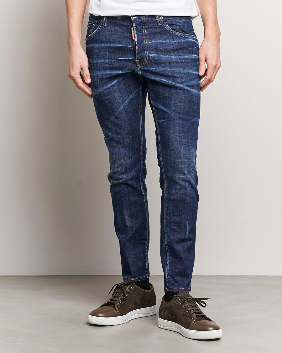 Herren | Slim fit | Dsquared2 | Skater Jeans Navy Blue