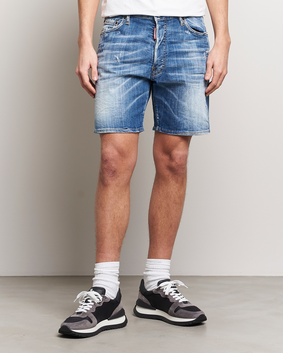 Herren | Kleidung | Dsquared2 | Marine Denim Shorts Light Blue