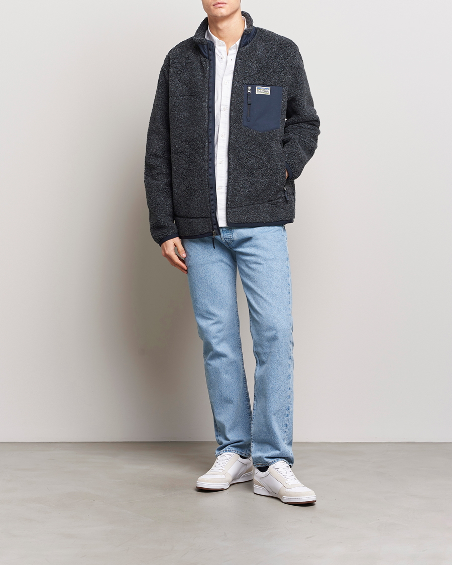 Herren | Jacken | Polo Ralph Lauren | Hi-Pile Fleece Full-Zip Jacket Aviator Navy