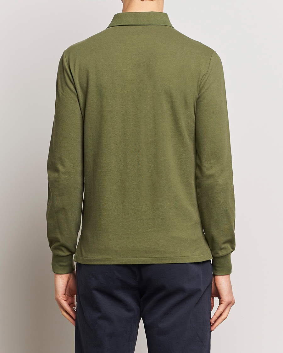 Herren | Pullover | Polo Ralph Lauren | Slim Fit Long Sleeve Polo Dark Sage