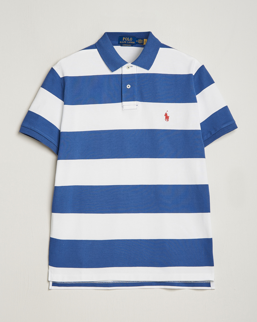Herren | Poloshirts | Polo Ralph Lauren | Barstriped Polo Blue/White