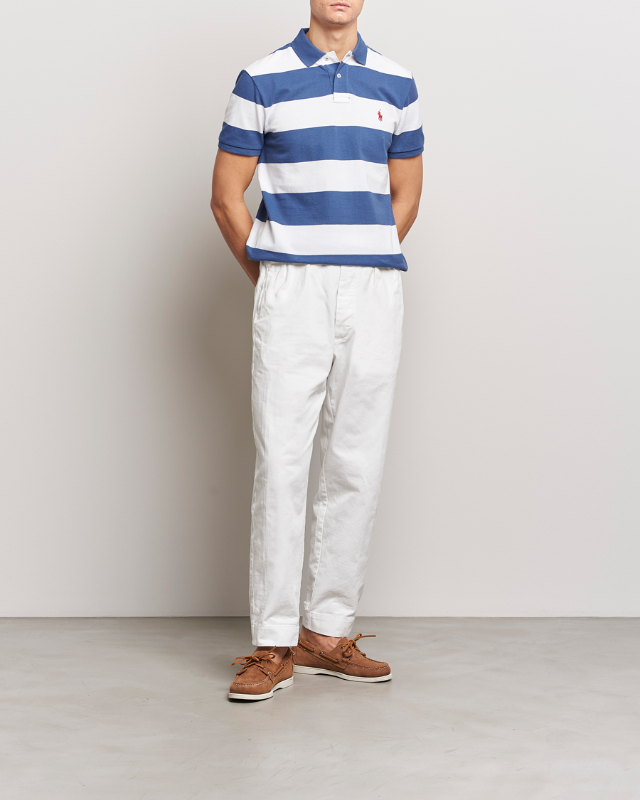 Herren | Poloshirts | Polo Ralph Lauren | Barstriped Polo Blue/White