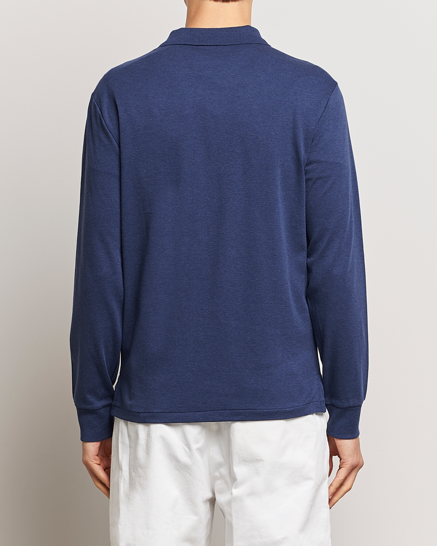 Herren | Pullover | Polo Ralph Lauren | Long Sleeve Polo Shirt Navy Heather