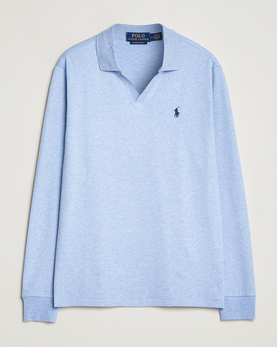 Herren | Poloshirt | Polo Ralph Lauren | Long Sleeve Polo Shirt Isle Heather