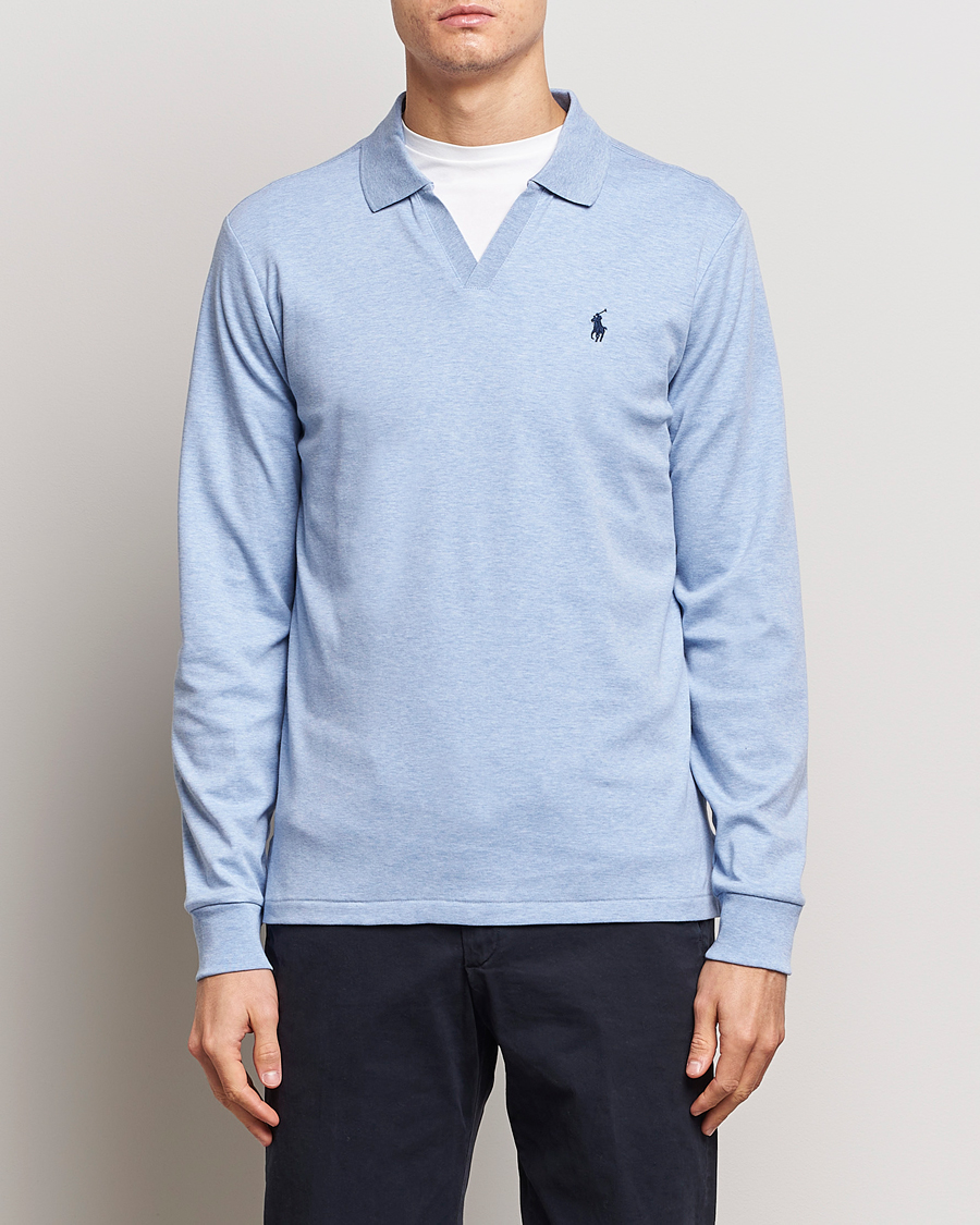 Herren | Sale | Polo Ralph Lauren | Long Sleeve Polo Shirt Isle Heather