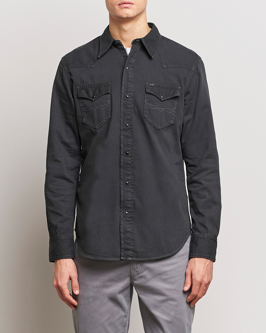 Herre | Skjorter | Polo Ralph Lauren | Western Denim Shirt Black