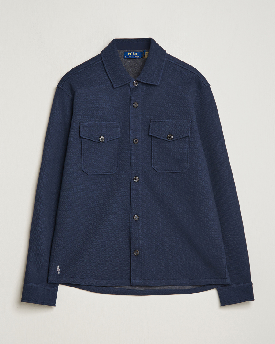 Herren | Hemden | Polo Ralph Lauren | Double Knit Jacquard Overshirt Aviator Navy