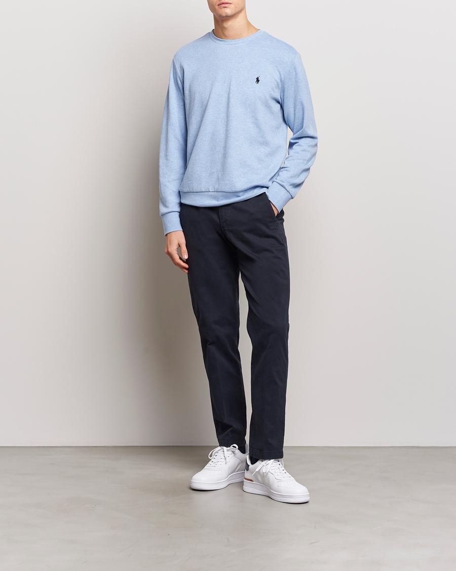 Herren | Pullover | Polo Ralph Lauren | Double Knitted Jersey Sweatshirt Isle Heather