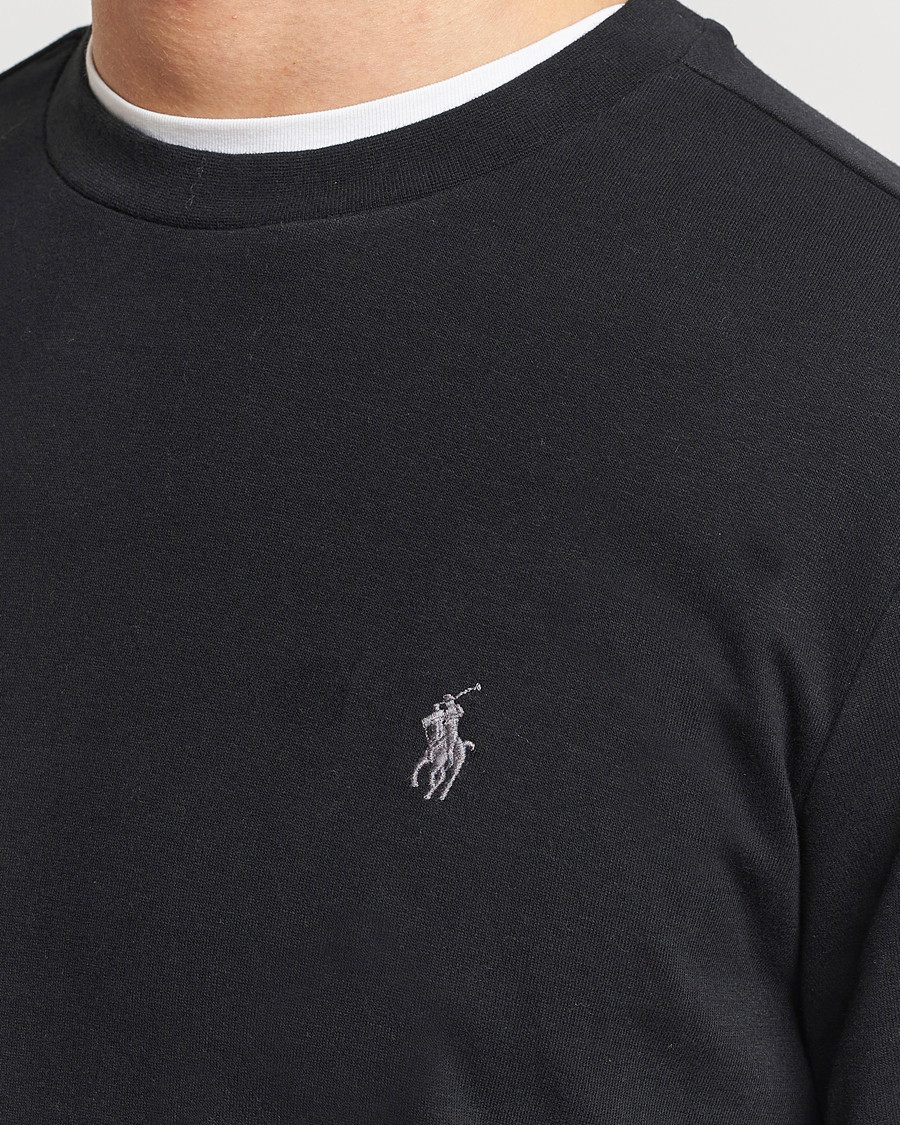 Herren | Pullover | Polo Ralph Lauren | Double Knitted Jersey Sweatshirt Black