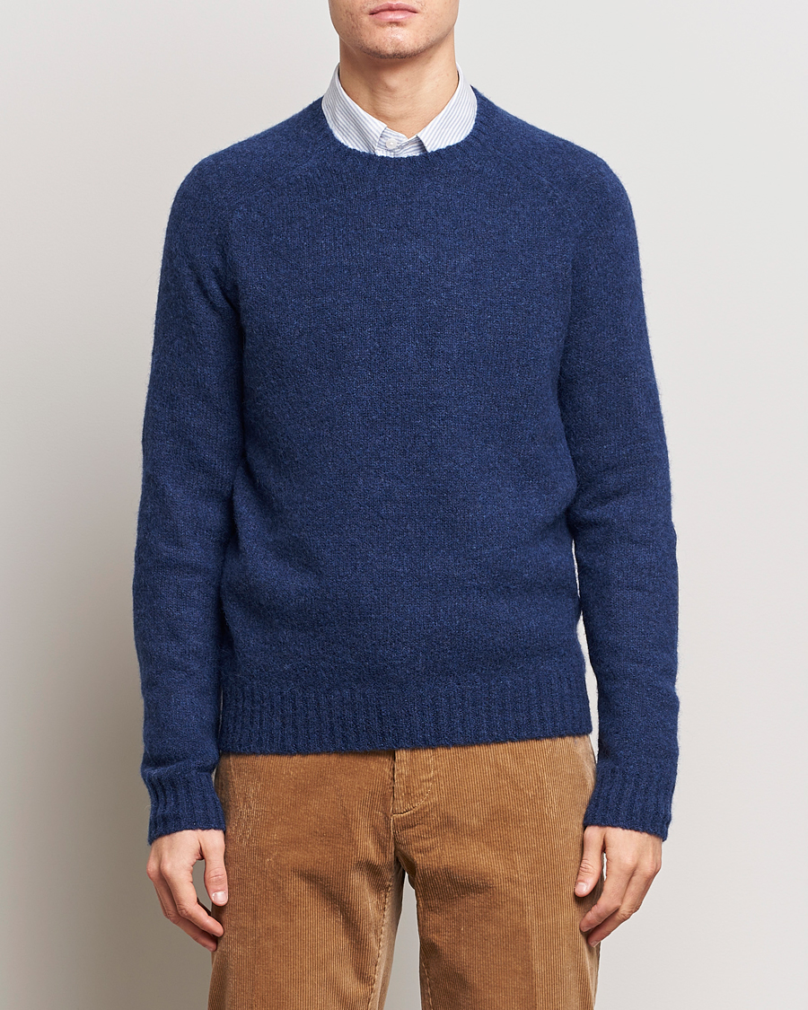Herren | Sale | Polo Ralph Lauren | Alpaca Knitted Crew Neck Sweater Navy Heather 