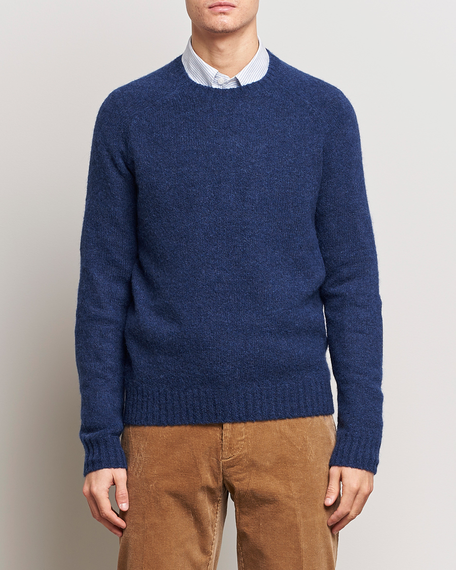 Herr |  | Polo Ralph Lauren | Alpaca Knitted Crew Neck Sweater Navy Heather 