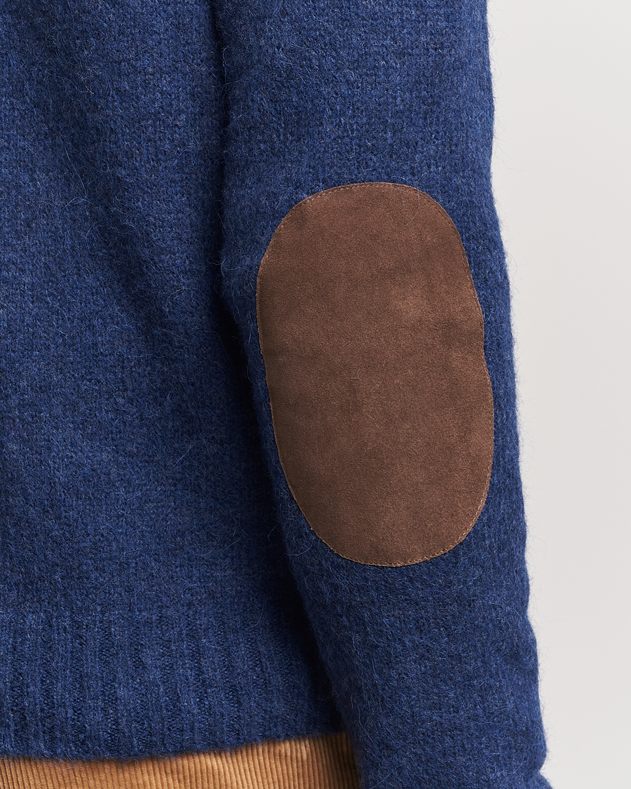 Herren | Pullover | Polo Ralph Lauren | Alpaca Knitted Crew Neck Sweater Navy Heather