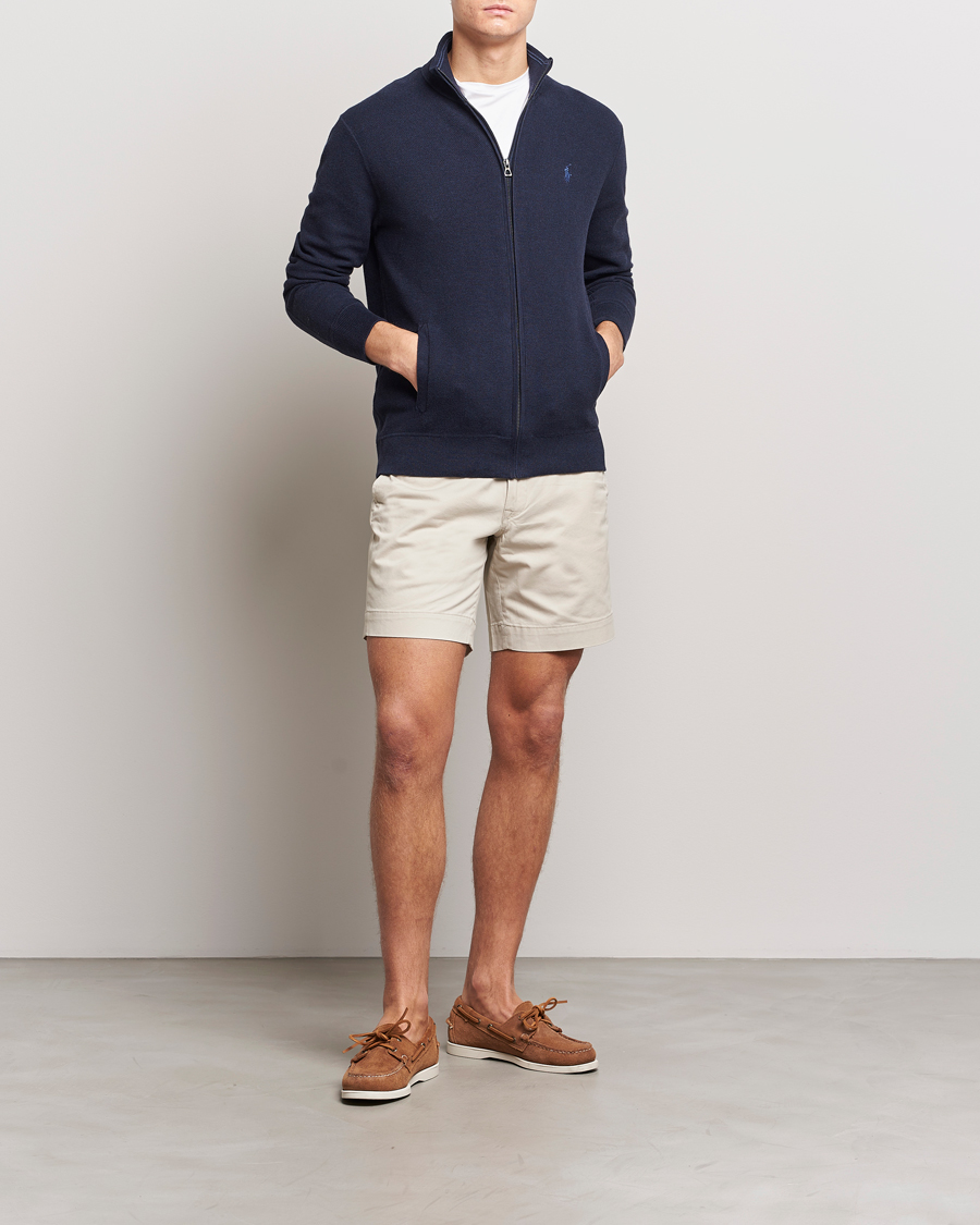 Herren | Pullover | Polo Ralph Lauren | Textured Full-Zip Navy Heather
