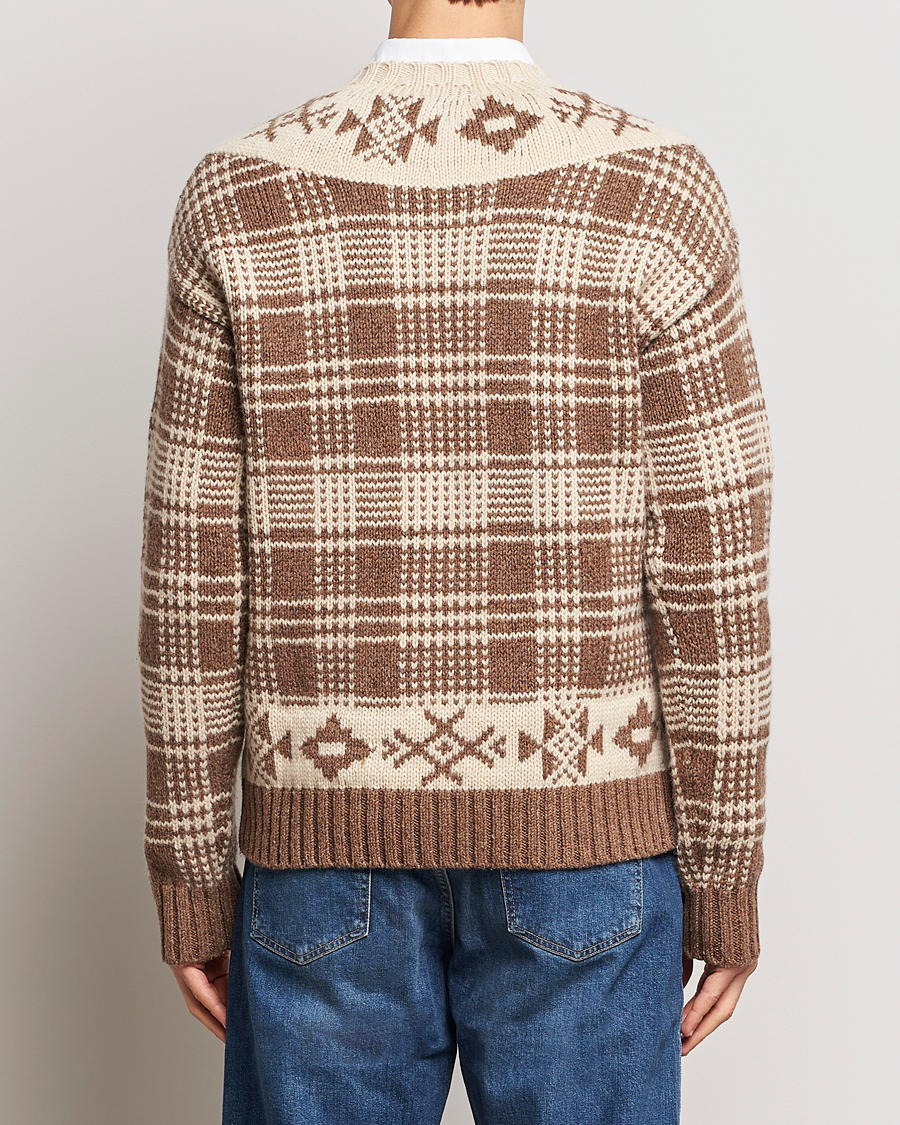 Herren | Pullover | Polo Ralph Lauren | Wool Knitted Crew Neck Sweater Medium Brown