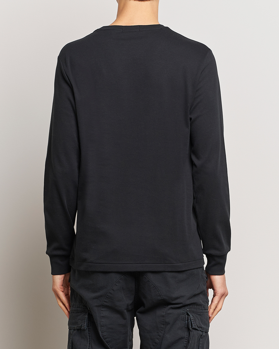 Herren | T-Shirts | Polo Ralph Lauren | Luxury Pima Cotton Long Sleeve T-Shirt Black