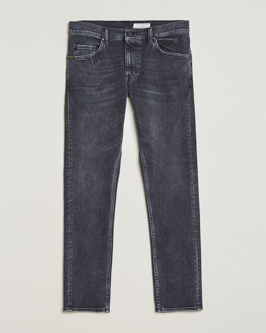 Herren | Jeans | Tiger of Sweden | Pistolero Stretch Cotton Jeans Washed Black