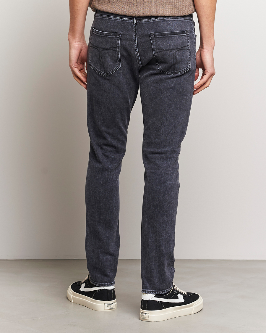 Herren | Jeans | Tiger of Sweden | Pistolero Stretch Cotton Jeans Washed Black