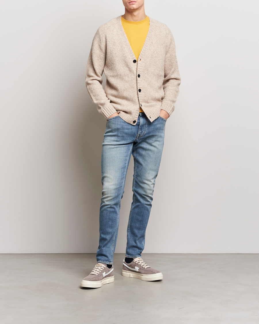 Herren | Jeans | Tiger of Sweden | Evolve Stretch Cotton Jeans Medium Blue