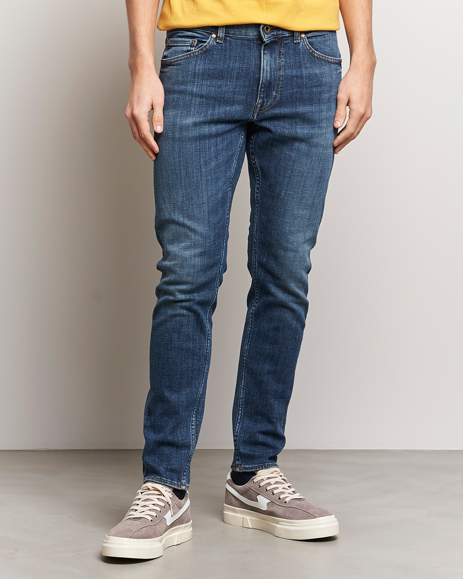 Herren | Kategorie | Tiger of Sweden | Evolve Stretch Cotton Jeans Midnight Blue