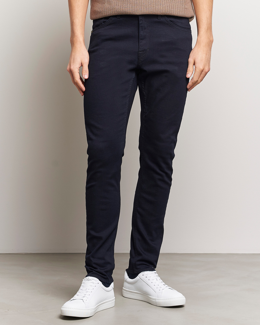 Herren | Jeans | Tiger of Sweden | Evolve Stretch Cotton Jeans Black