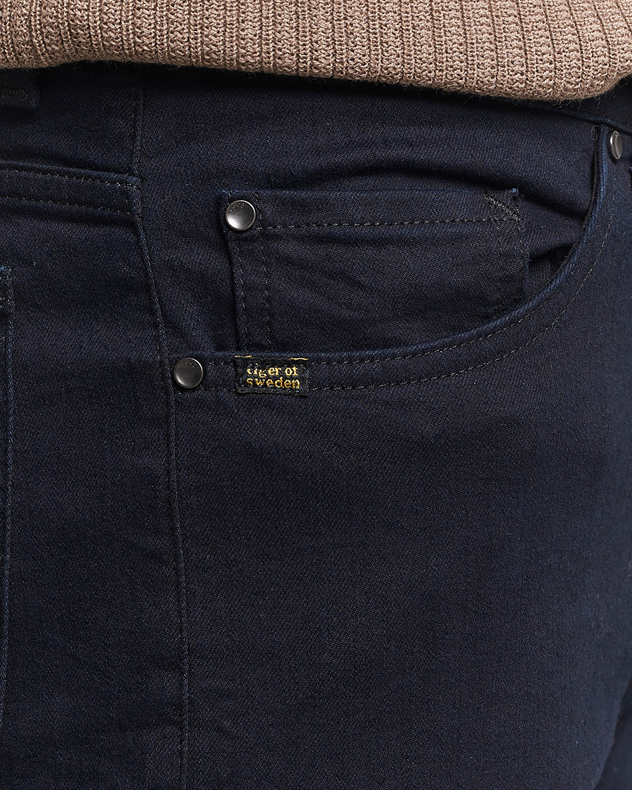 Herren | Jeans | Tiger of Sweden | Evolve Stretch Cotton Jeans Black