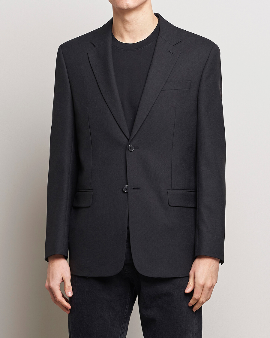 Men | Suit Jackets | Filippa K | Classic Wool Blazer Black