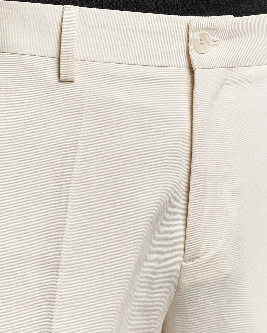Herren | Hosen | Filippa K | Straight Linen Trousers Bone White