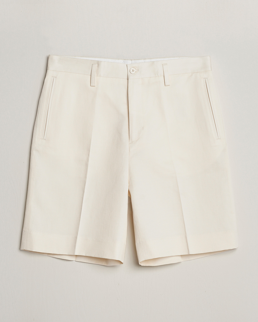 Herren | Shorts | Filippa K | Cotton/Linen Shorts Bone White