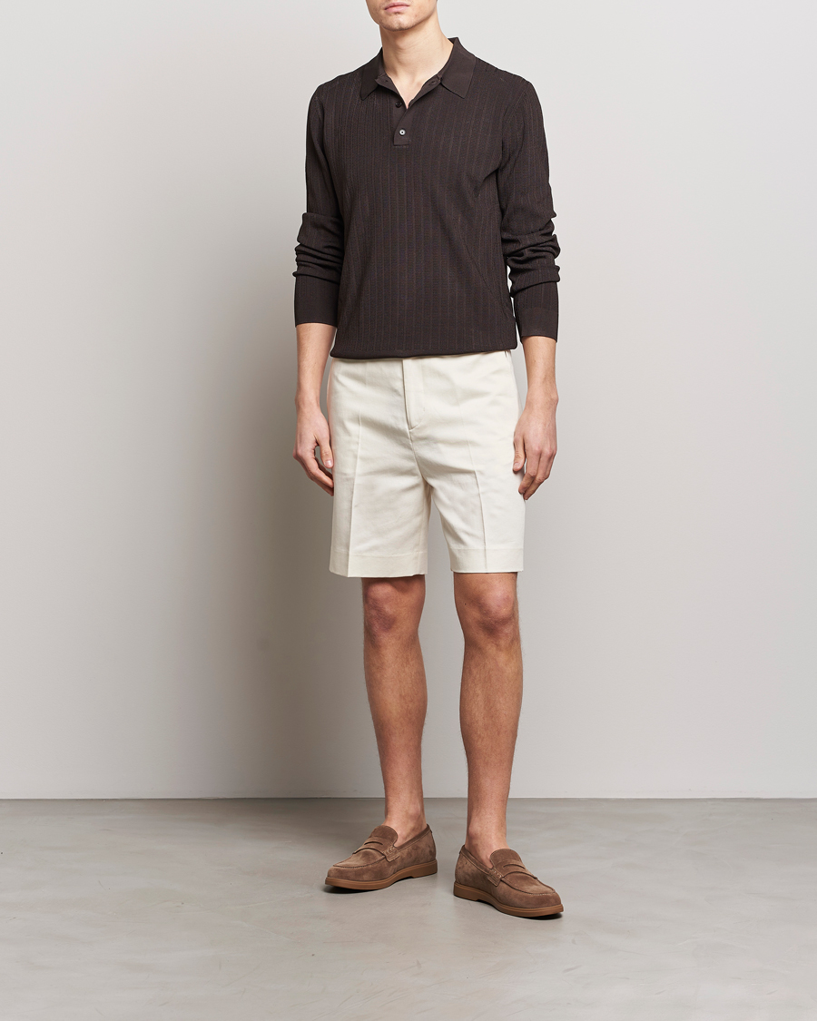 Herren | Shorts | Filippa K | Cotton/Linen Shorts Bone White
