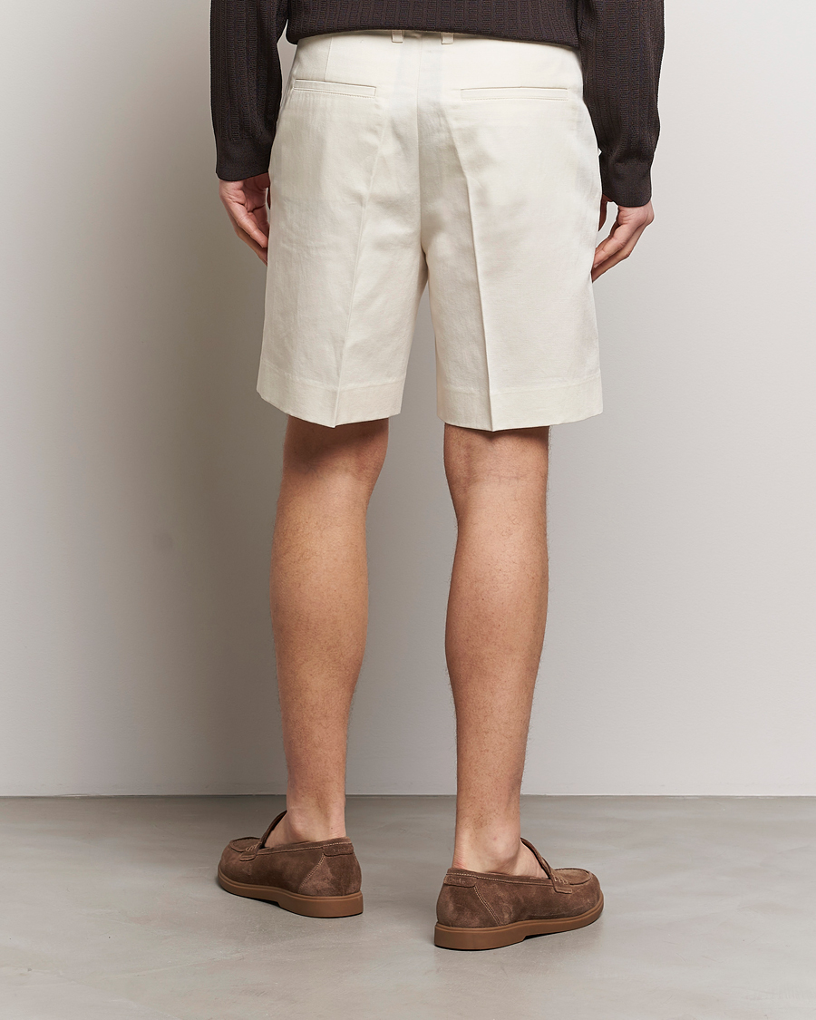 Herren | Shorts | Filippa K | Cotton/Linen Shorts Bone White