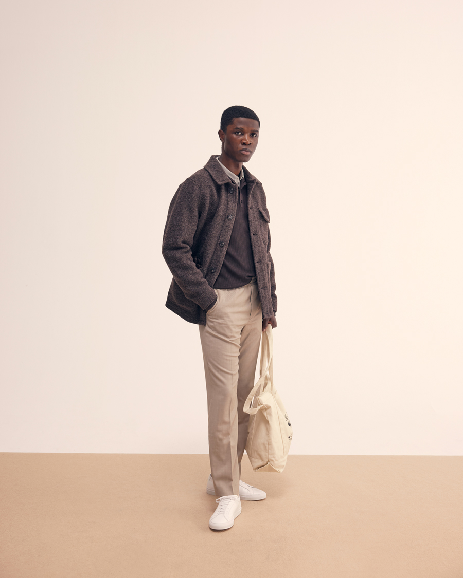 Herren | Poloshirts | Filippa K | Soft Lycra Polo T-Shirt Green Grey