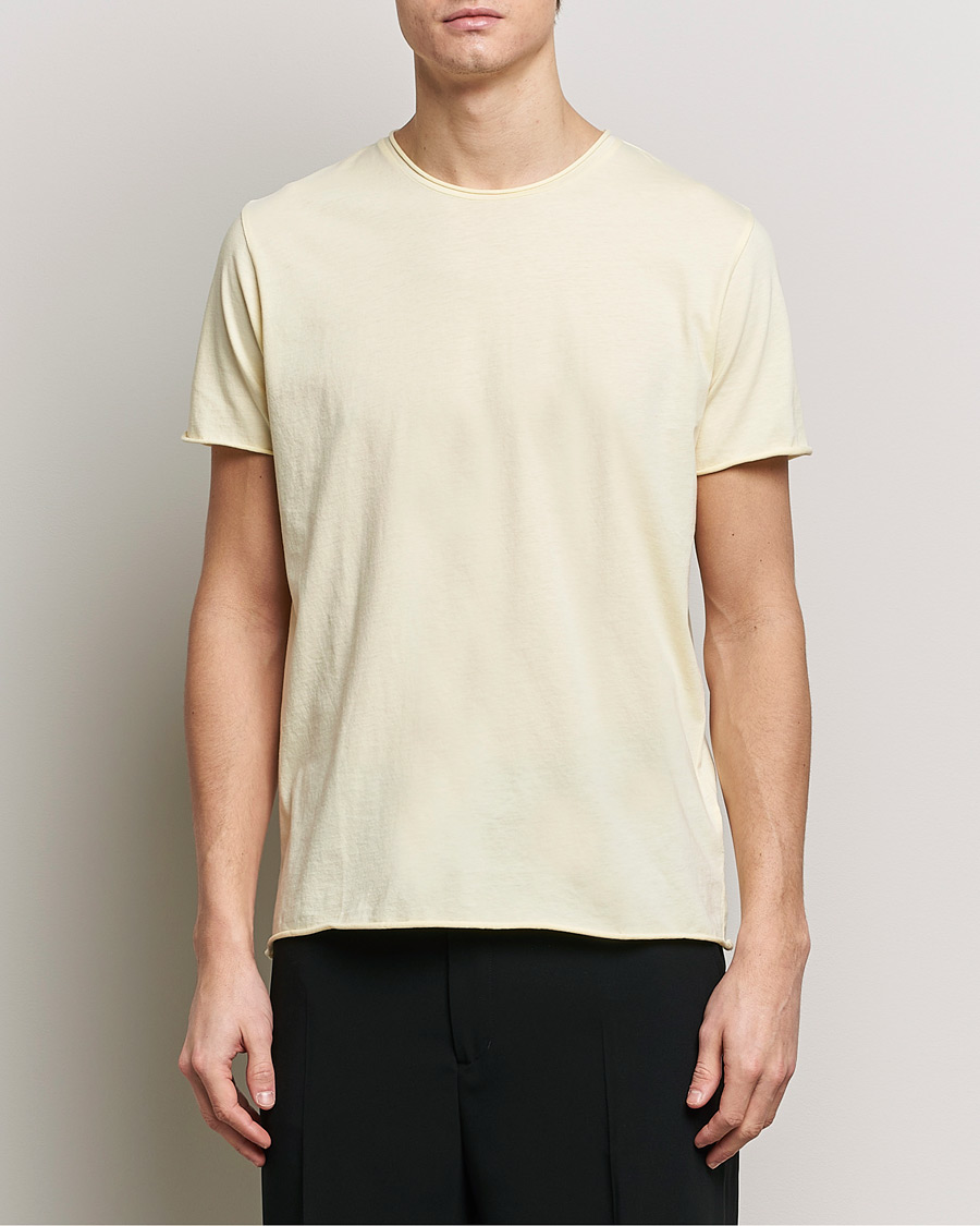 Herr |  | Filippa K | Roll Neck Crew Neck T-Shirt Soft Yellow