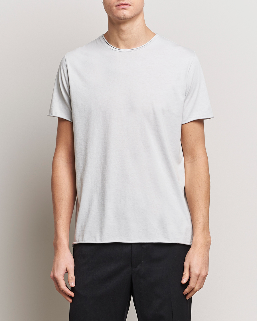 Herren | Business & Beyond | Filippa K | Roll Neck Crew Neck T-Shirt Light Grey