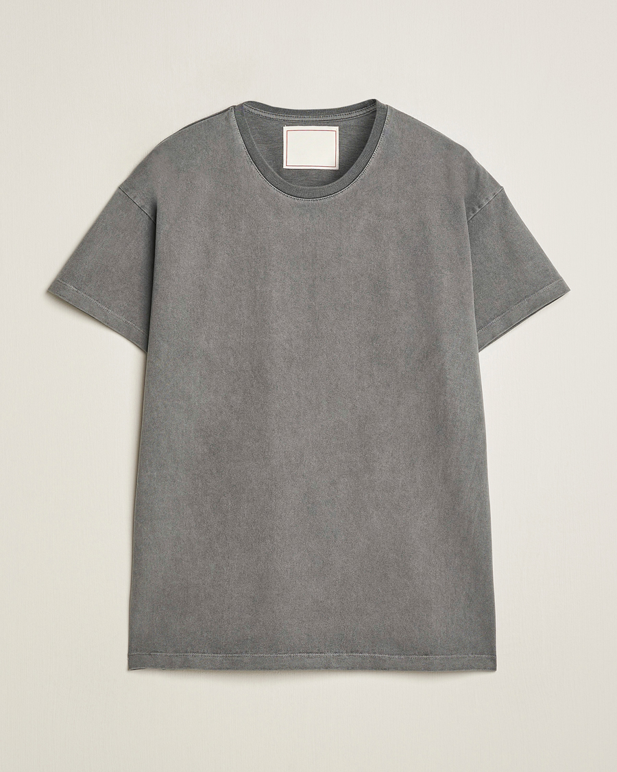 Herren | T-Shirts | Jeanerica | Marcel Heavy Crew Neck T-Shirt Washed Balck