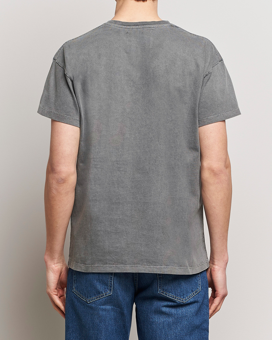Herren | T-Shirts | Jeanerica | Marcel Heavy Crew Neck T-Shirt Washed Balck