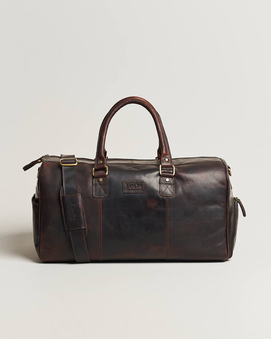 Herren | Taschen | Loake 1880 | Devon Leather Travel Bag Dark Brown