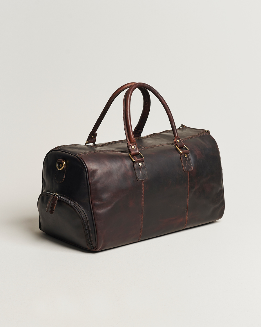 Herren | Taschen | Loake 1880 | Devon Leather Travel Bag Dark Brown
