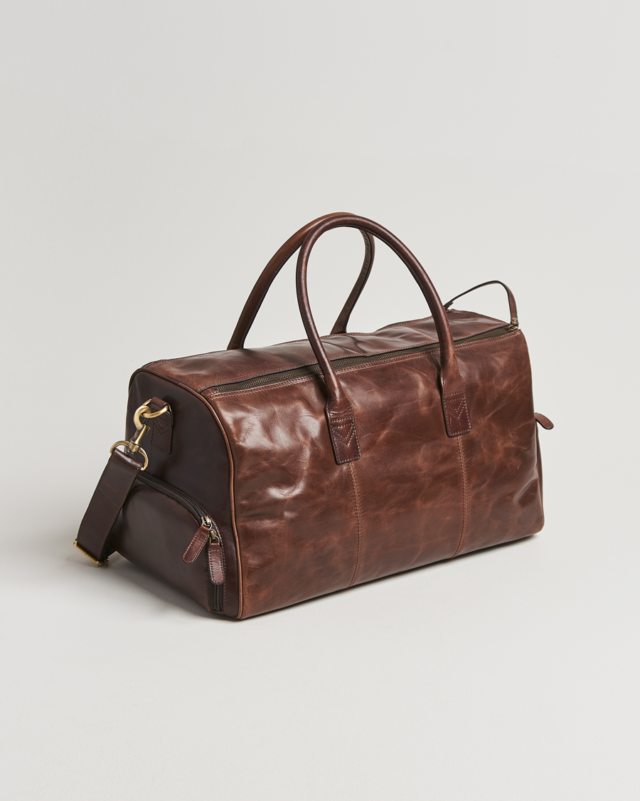 Herren | Taschen | Loake Shoemakers | Devon Leather Travel Bag Dark Brown