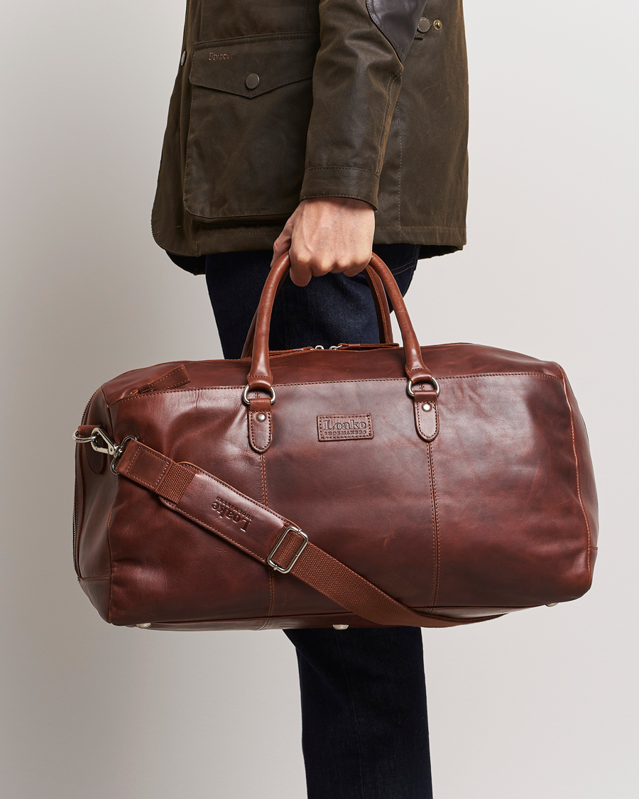 Herren | Taschen | Loake 1880 | Norfolk Leather Travel Bag Cedar