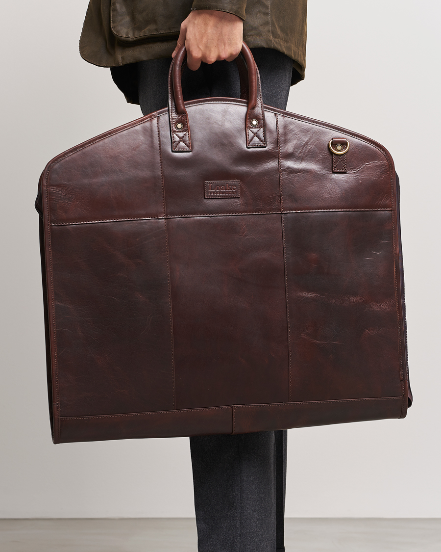 Herr | Kostymfodral | Loake 1880 | London Leather Suit Carrier Brown