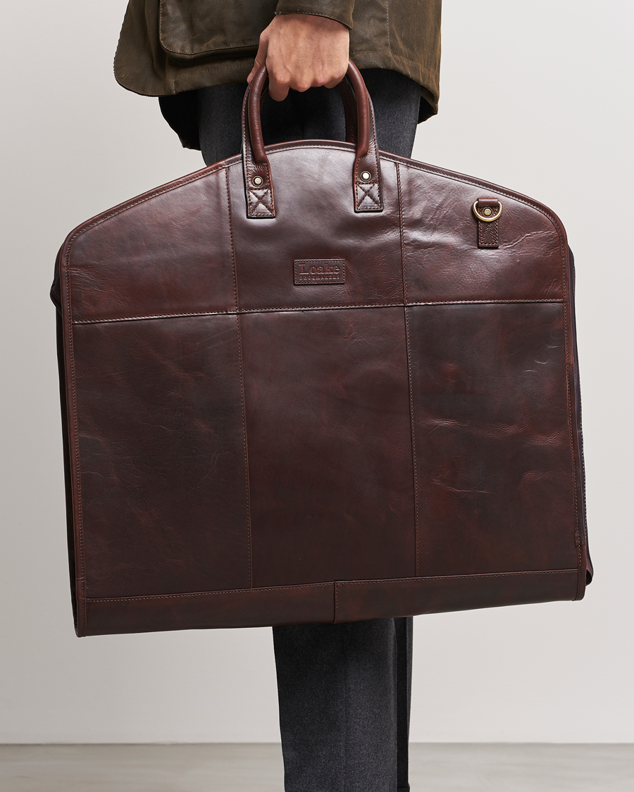 Herren | Best of British | Loake 1880 | London Leather Suit Carrier Brown