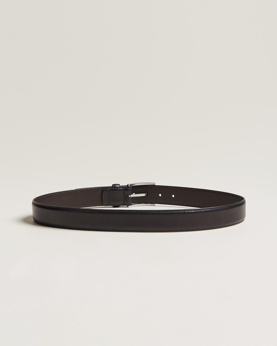 Herren | Schlichte Gürtel | Loake 1880 | Philip Leather Belt Black