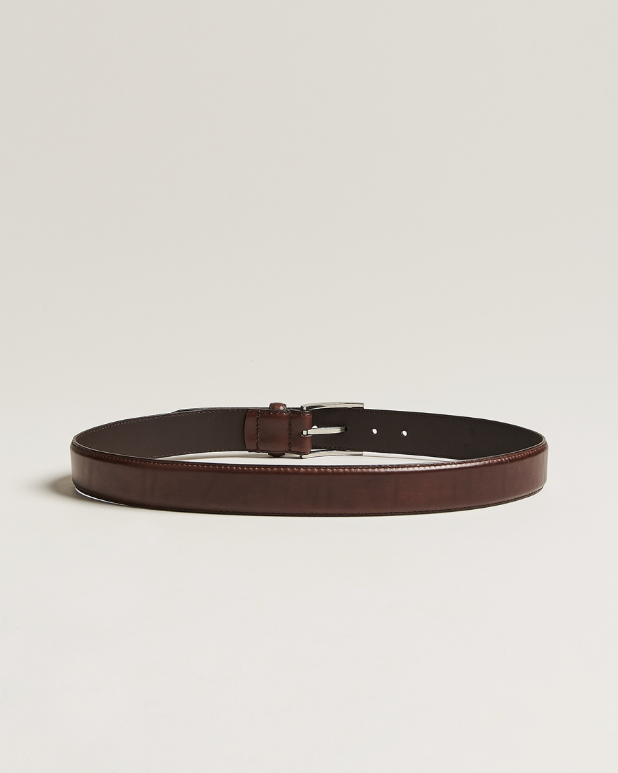 Herren | Gürtel | Loake Shoemakers | Philip Leather Belt Dark Brown