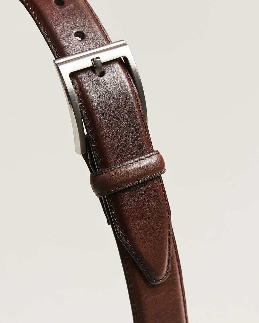 Herren | Gürtel | Loake Shoemakers | Philip Leather Belt Dark Brown