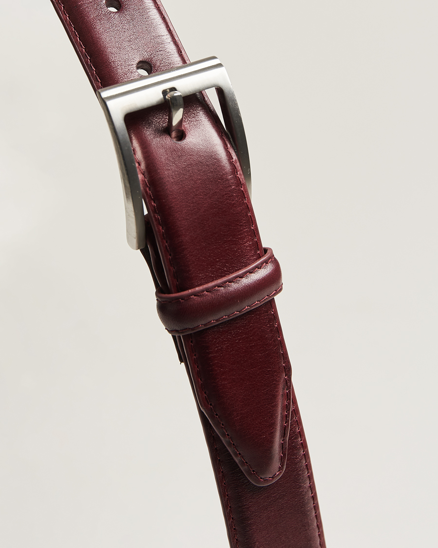 Herren | Gürtel | Loake 1880 | Philip Leather Belt Burgundy