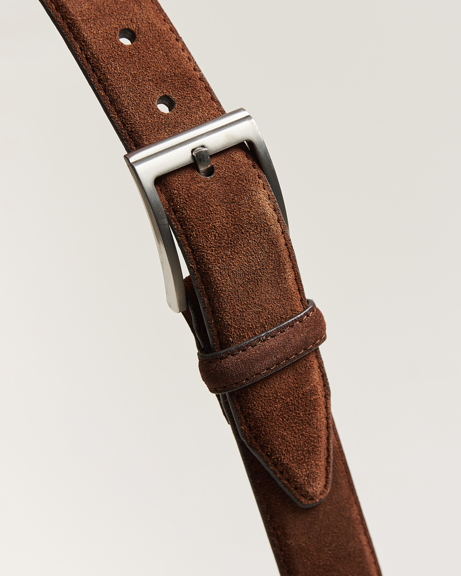 Herren | Gürtel | Loake Shoemakers | William Suede Belt Brown