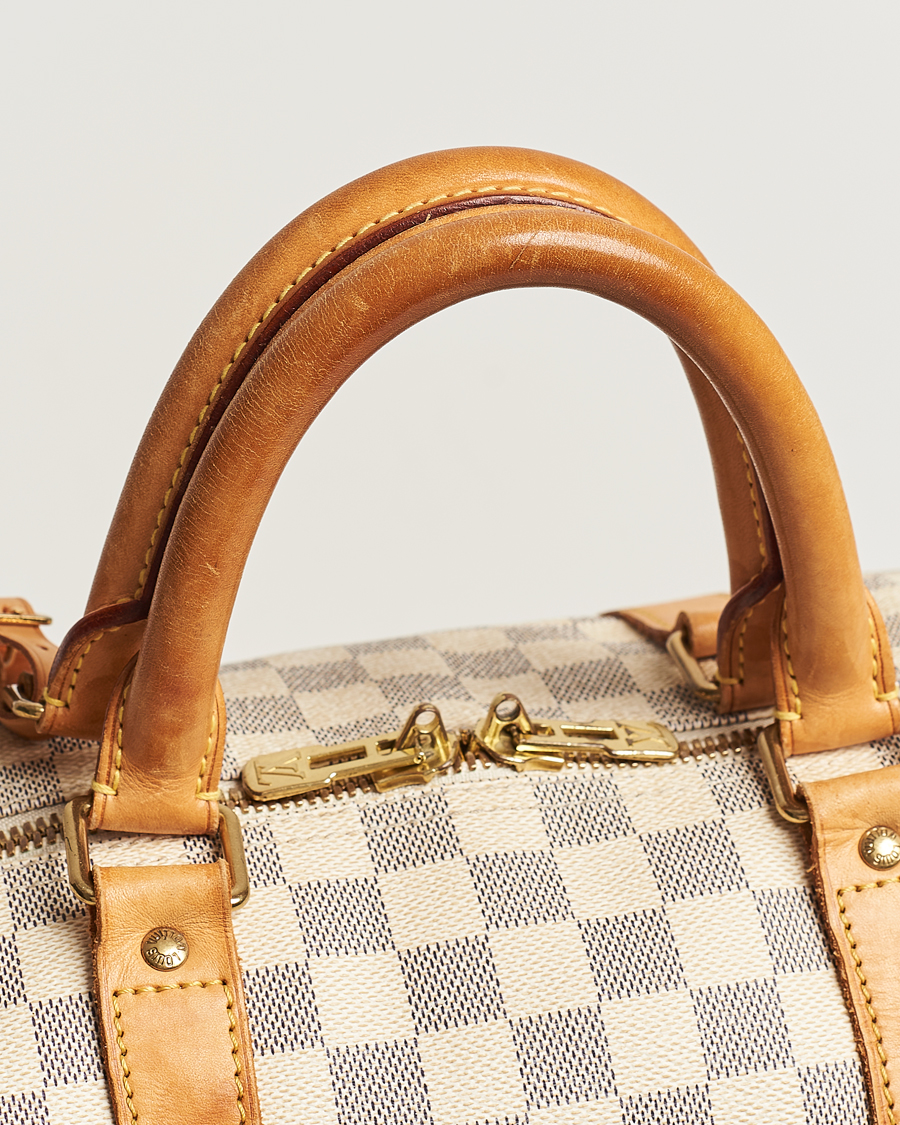 Herren | Louis Vuitton Pre-Owned Keepall 50 Bag Damier Azur | Louis Vuitton Pre-Owned | Keepall 50 Bag Damier Azur