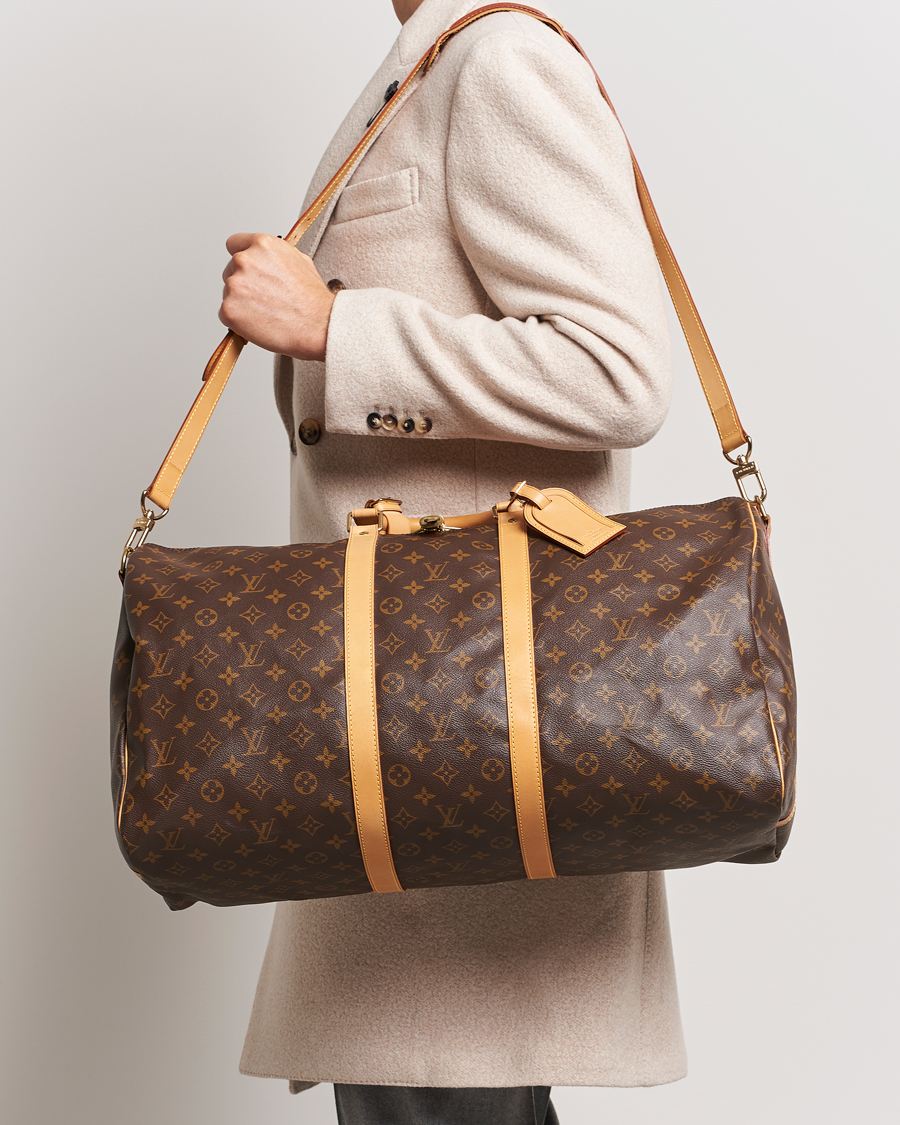 Herren | Pre-Owned & Vintage Bags | Louis Vuitton Pre-Owned | Keepall Bandoulière 55 Monogram