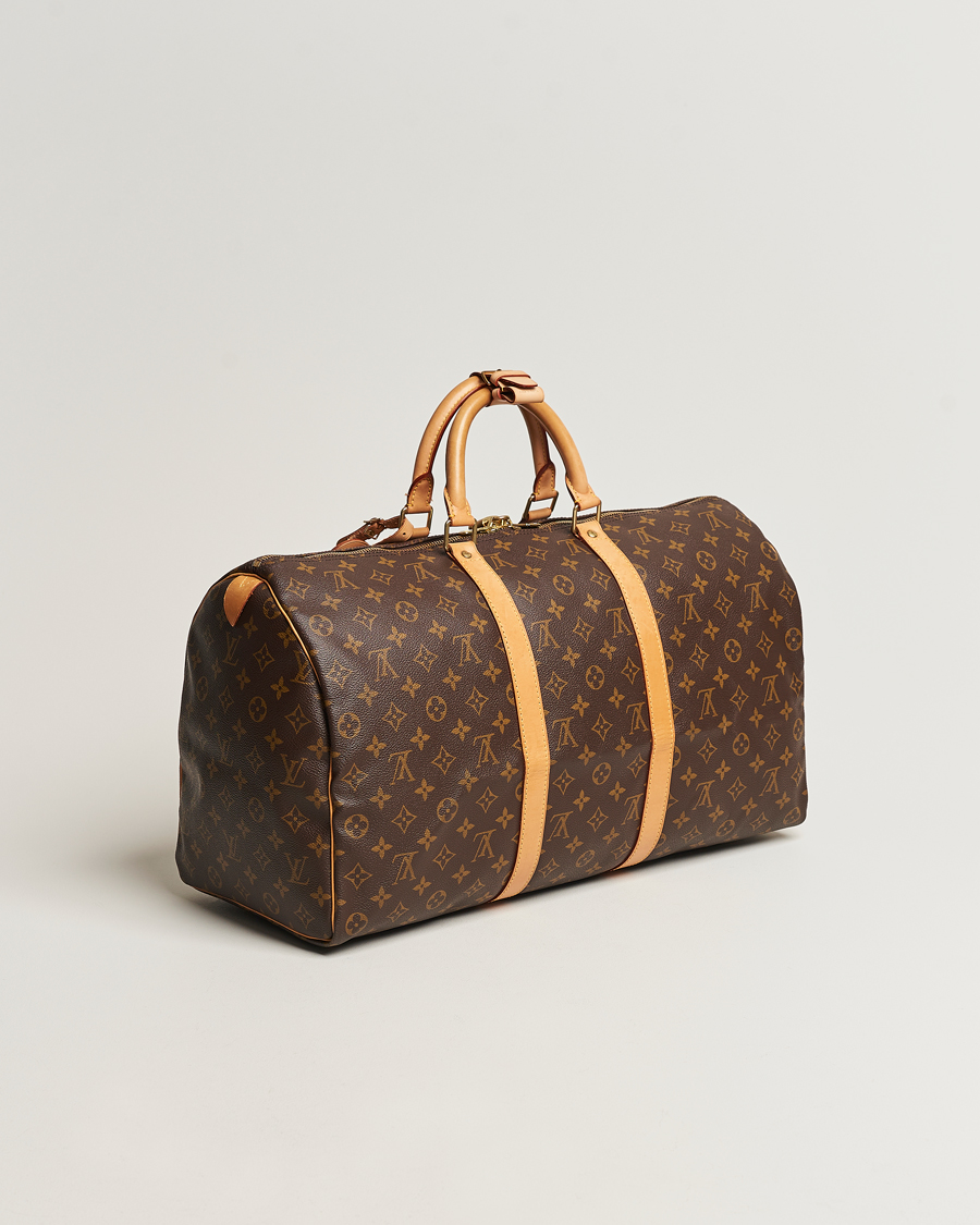 Herren | Pre-Owned & Vintage Bags | Louis Vuitton Pre-Owned | Keepall 50 Bag Monogram