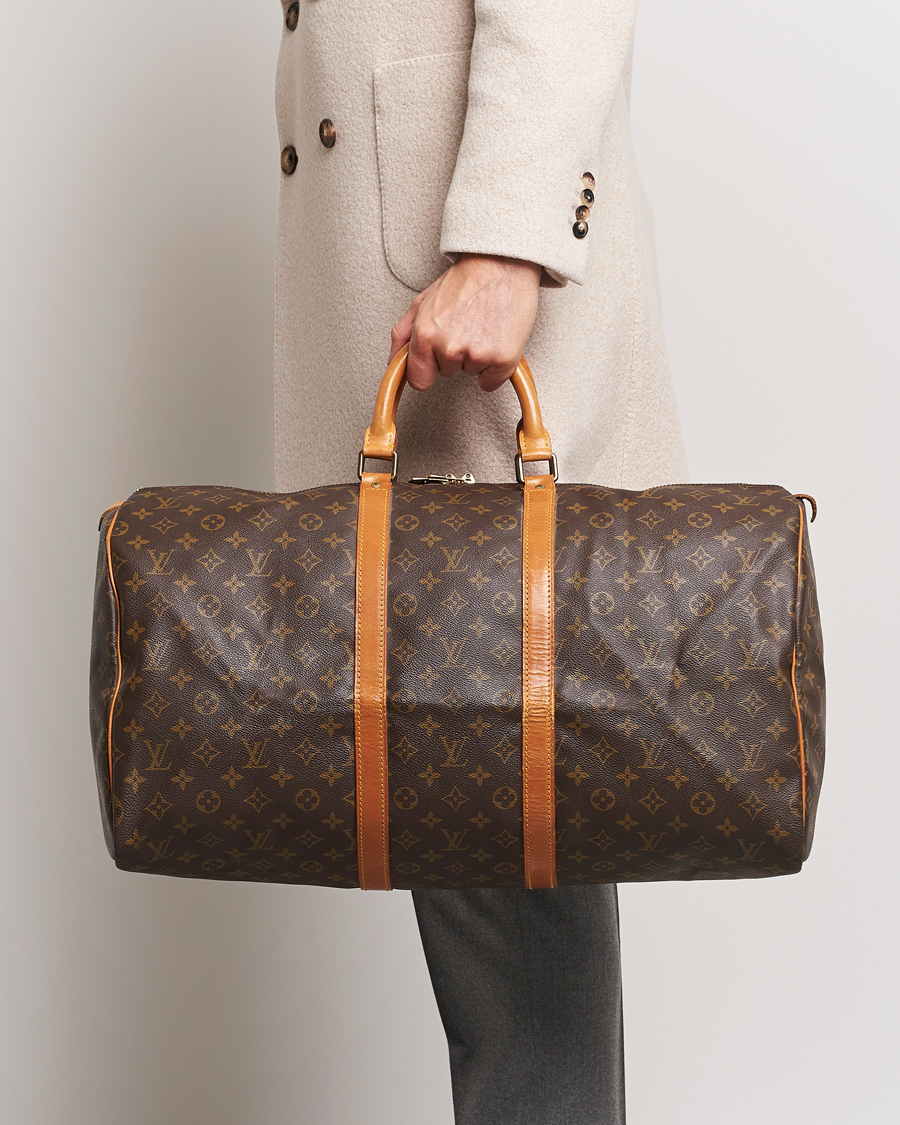 Herren | Bereits verkaufte Taschen | Louis Vuitton Pre-Owned | Keepall 55 Bag Monogram